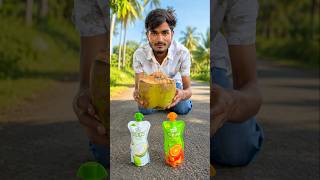 Orange Paper Boat Swing vs Coconut Drink Test 😛