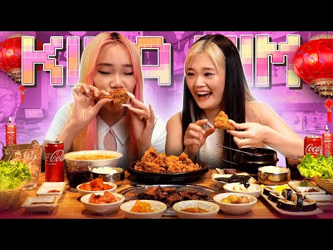 ASMR MUKBANG at an authentic KOREAN RESTAURANT / SPICY CHICKEN, SAMGYEOPSAL / feat. CHANDERLAND