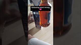Alcohol unboxing went wrong😂#alcohol #drunk #funny #fails
