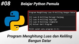 Program Menghitung Luas dan Keliling Bangun Datar - Python Dasar screenshot 3