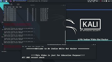 DNSENUM | Kali Linux  | Information Gathering - DNS Analysis -