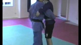 Sambo Technique - Throw combination #3 Hip Throw to Lateral Drop.wmv