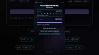 useTransition, useDeferredValue & Concurrent Rendering | Quick React #15 #Shorts