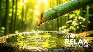 Relaxing Zen Music & Bamboo Water Sounds 🍃 Healing Meditation for Sleep, Stress Relief & Inner Peace