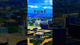 Pune City - Pune City 4K Drone View | Pune City Skyline Night View | Pune City Status #pune #shorts