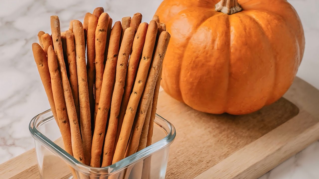 Хрустящие тыквенные палочки! Перекус с высоким содержанием белка и без глютена! Простой рецепт!