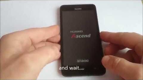 Huawei g620s factory reset