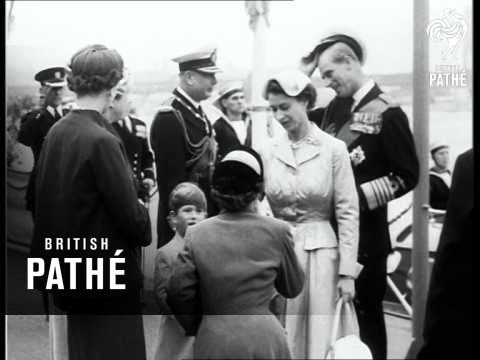 The Queen Comes Home 1954 Youtube