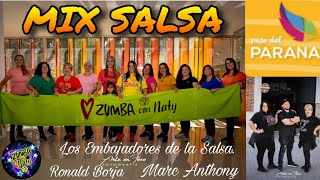 MIX SALSA 2024 - SALSA CON ZUMBA. MUEVE EL CUERPO. MALA💃🕺💃. ZUMBA CON NATY 💃🕺💪 #salsa #zumbafitness