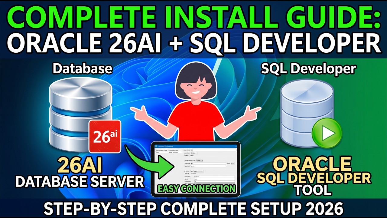How to Install Oracle 26AI and SQL Developer on Windows 10/11 [ 2026 ...
