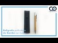 Vídeo: Bolígrafo publicitario de Bambú con funda