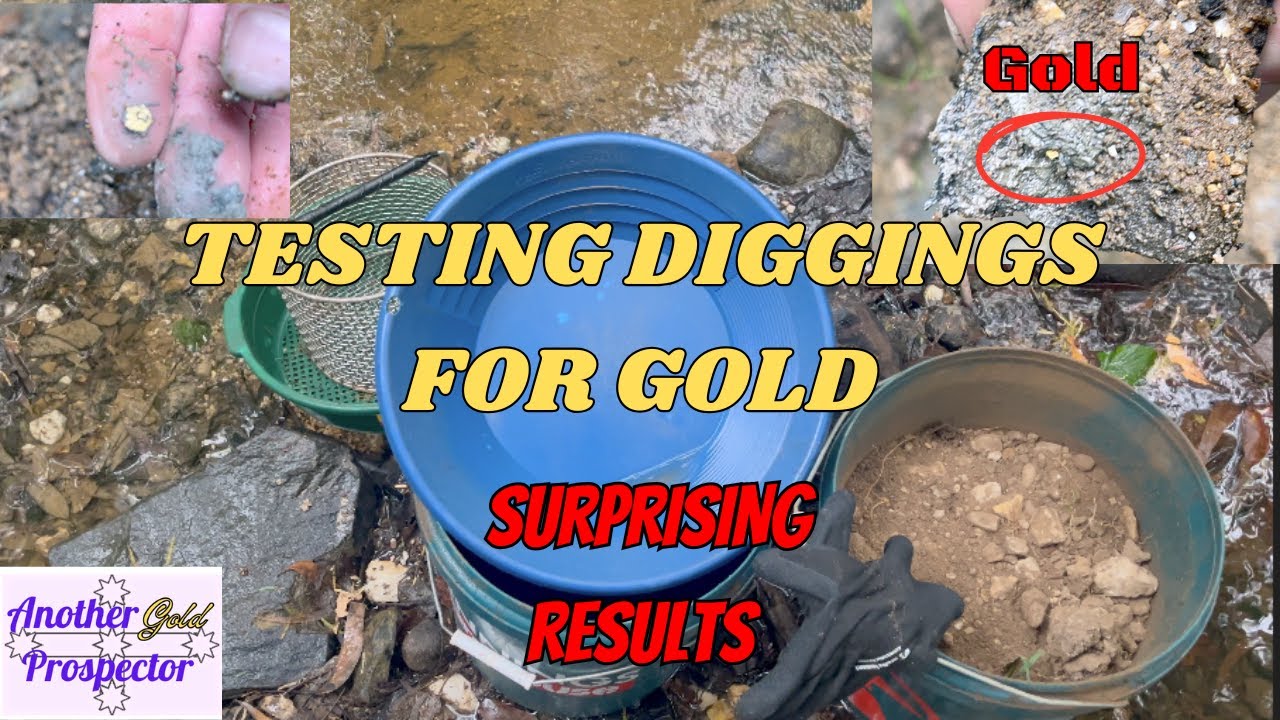 Testing old diggings for Gold, the results are surprising. - YouTube