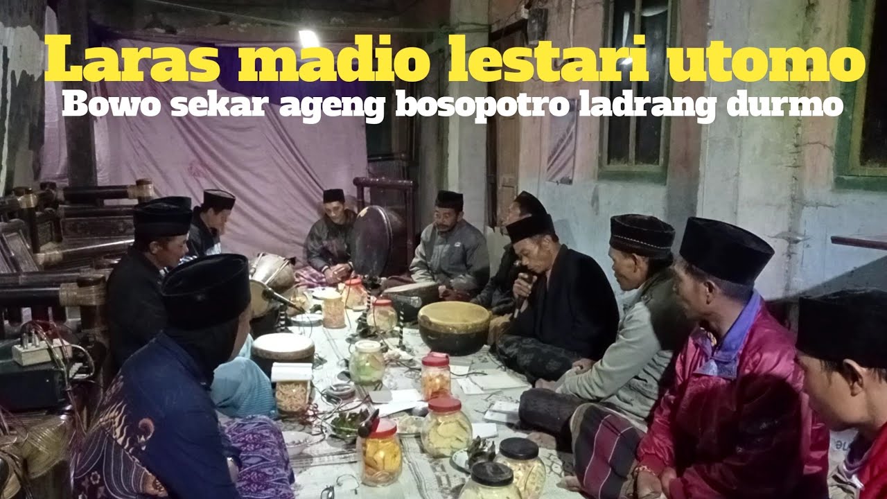 Laras madio Lestari utomo bowo sekar ageng boso potro ladrang durmo