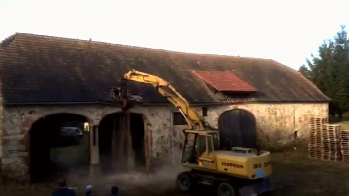 Il voulait juste agrandir le passage