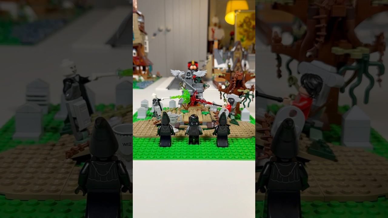 Adding the Graveyard Duel to my LEGO Harry Potter display!