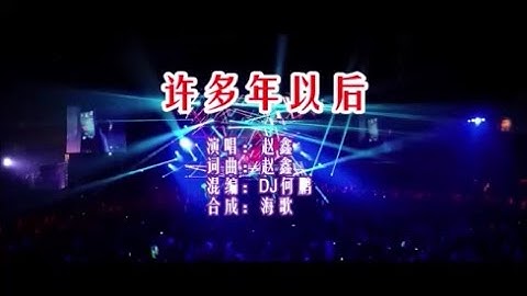 赵鑫 《许多年以后 （DJ何鹏版）》 KTV 导唱字幕 （备有伴奏视频）