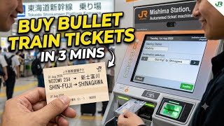 How to Buy Shinkansen Tickets at Station Kiosks in Japan