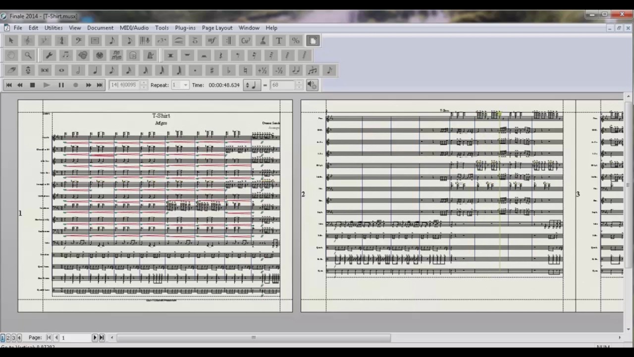T Shirt - Marching Band Sheet Music 