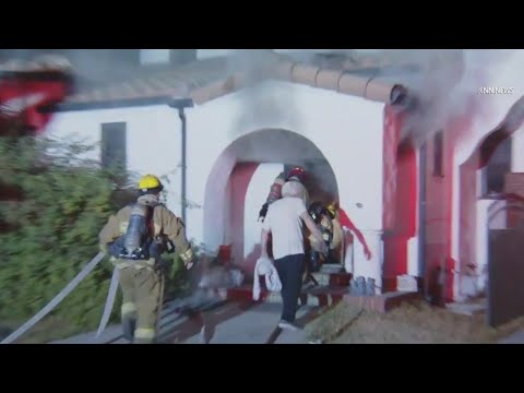 50-year-old woman gravely injured in house fire - YouTube