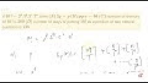 IIT JEE PERMUTATIONS AND COMBINATIONS If `10! =2^p .3^q .5^r .7^s`, then  `(A)` `2q = p`   `(B)` ...
