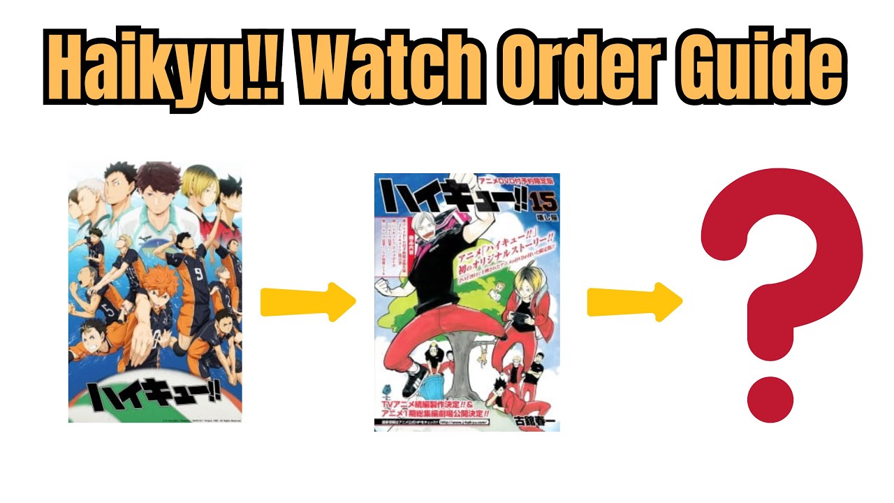 How To Watch Haikyuu In Order [Guide] YouTube