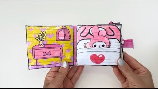 [💲Paper Diy💲] Home Sweet Home! My Melody's House💕Paper house for y Melody | Squishy house | Sanrio