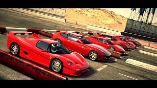 World's Greatest Drag Race! Eight Ferrari's in One Race | Forza Motorsport 4