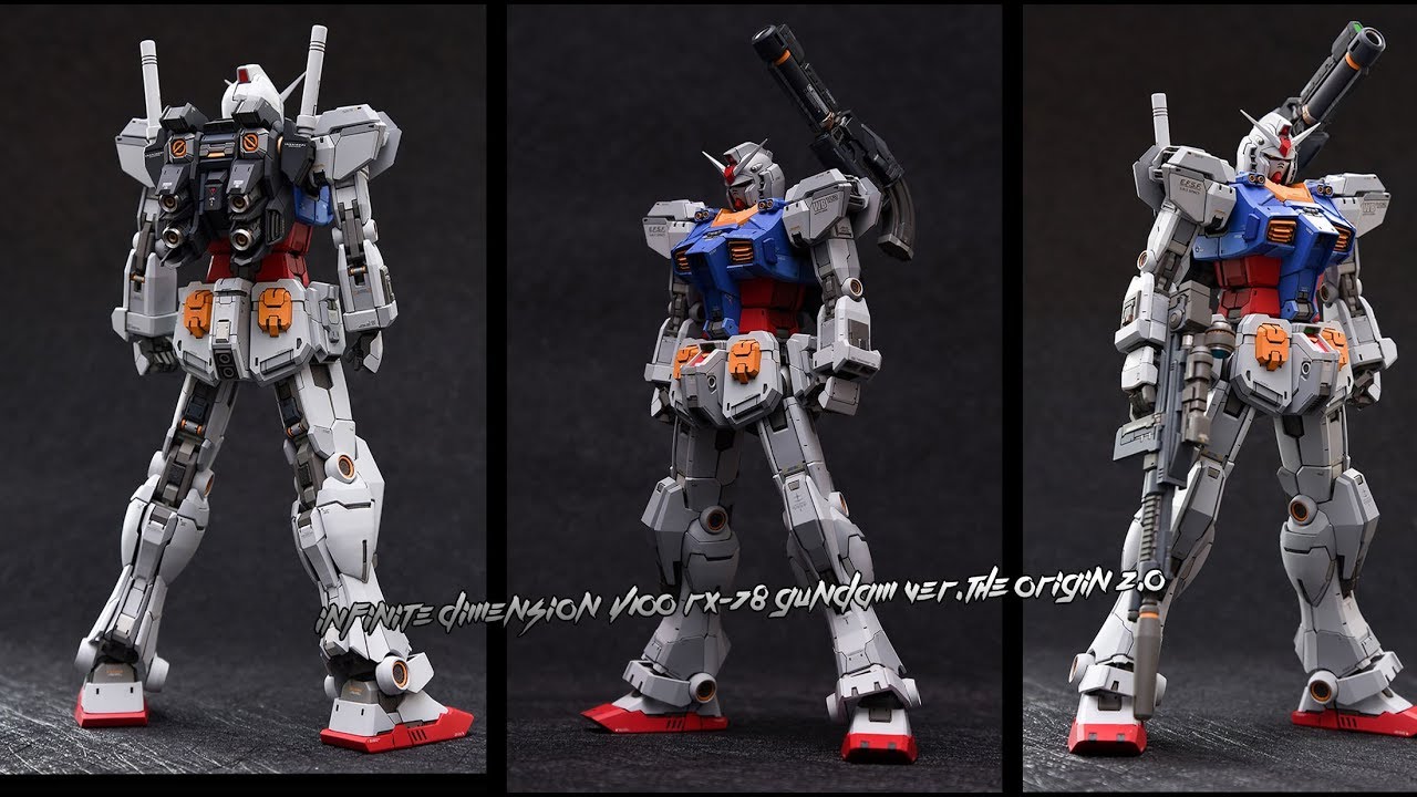 Infinite Dimension 1 100 Rx 78 Gundam Ver The Origin 2 0 Conversion Kit Youtube Infinite Dimension 1 100 Rx 78 Gundam Ver The Origin 2 0 Conversion Kit Youtube
