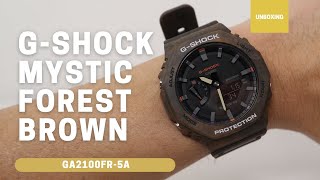 Unboxing G-Shock Mystic Forest Brown Casioak GA2100FR-5A