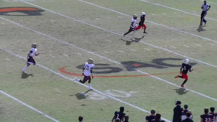 Tusculum's Tre Simmons 52-yard TD pass to Tyler Bu...