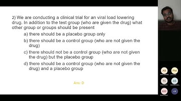Biostatistics and Design of Experiments Live Session 1