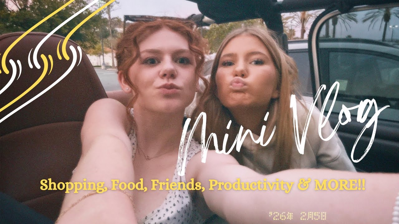 MINI VLOG - YOUTUBE ERA COMEBACKKK - Salon - Food - Shopping - Friends & MORE!! 