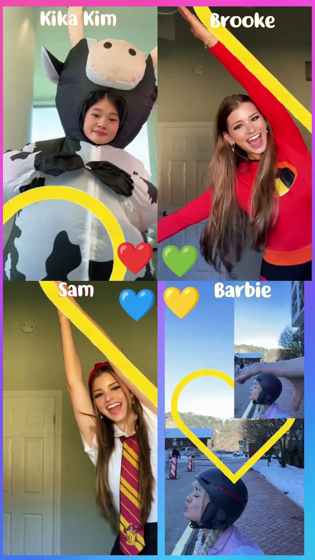 Heaven ✨?Kika Kim x Brooke x Sam x Barbie #shorts #dance #tiktok #love #heaven