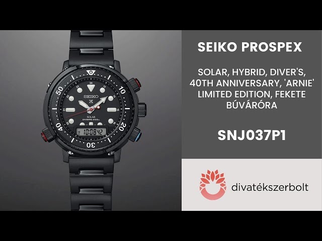 Seiko Prospex Solar 'Arnie' Limited Edition fekete búváróra - YouTube