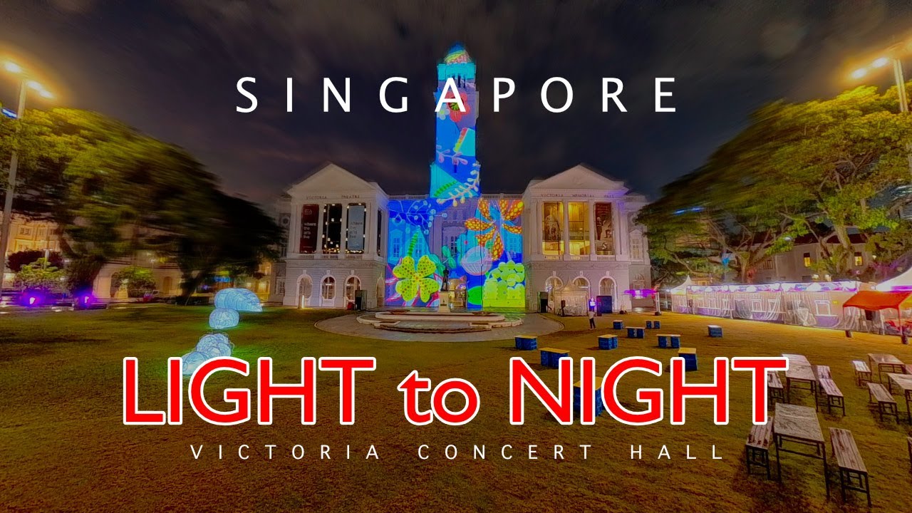 Victoria Theatre/Concert Hall Illuminated - Light to Night Singapore