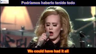 Rolling In The Deep - Adele (SUBTITULADO EN INGLES ESPAÑOL LYRICS SUB HD )