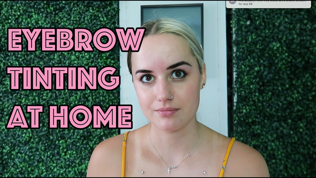 DIY Eyebrow Tint CHEAP, EASY & FAST YouTube