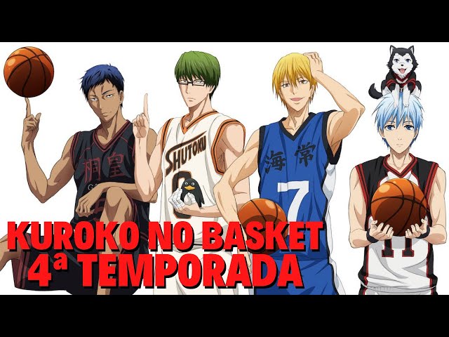 KUROKO NO BASKET 4ª TEMPORADA  QUANDO CHEGA NA NETFLIX? 