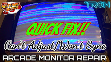 Arcade Monitor Repair: Can