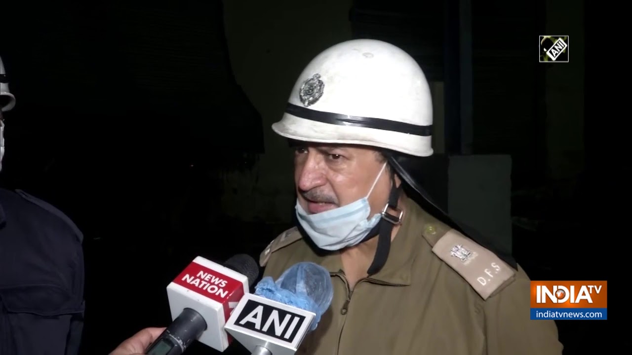 35 fire tenders dousing flames at warehouse in Delhi's Mundka