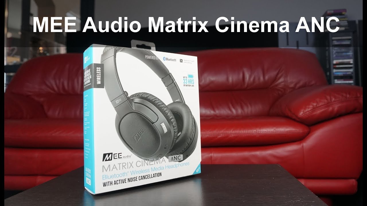 Słuchawki wyciszające Bluetooth MEE Audio Matrix Cinema ANC - recenzja,  test, opinie | sklep.RMS.pl - YouTube