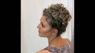 Прическа на короткие волосы.Быстрая.Праздничная.Собрать красиво волосы.Hairstyle for short hair