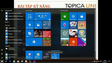 Bài tập kỹ năng môn: Hệ quản trị cơ sở dữ liệu - TH201