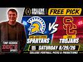Free Football Pick San Jose State Spartans vs USC Trojans Prediction, 8/29/2026 College Football