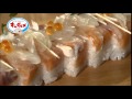 すしグルメ　新メニュー★サーモンの押し寿司　201505