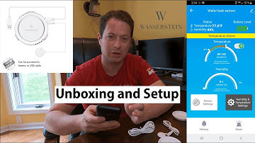 Unboxing:  Smart Water Leak, Temp & Humidity Sensor - Avoid Flooded Basement
