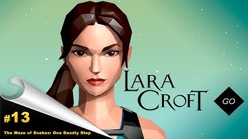 Lara Croft GO Gameplay - (PC FULL HD) - The Maze of Snakes: One Deadly Step - All Collectibles