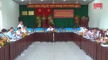 Cẩm Mỹ làm việc về tiến độ thực hiện bộ tiêu chí nông thôn mới kiểu mẫu
