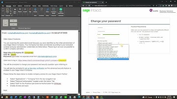 Welcome to Intacct - First Time Login