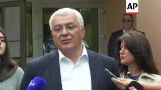 Montenegro opposition leader votes